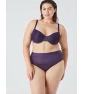 CUUP Demi Spacer Bra Dusk NWOT 34E